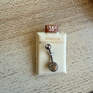 Silver Titanium Body Piercing Jewelry